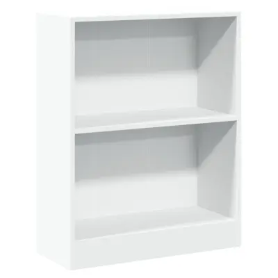 Knjižna omara - Knjižni regal bela 60x24x76 cm konstruiran les
