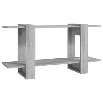Knjižna omara - Knjižni regal siva sonoma 100x30x51 cm konstruiran les