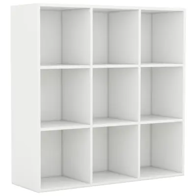 Knjižna omara - Knjižni regal bela 98x29x97,5 cm inženirski les