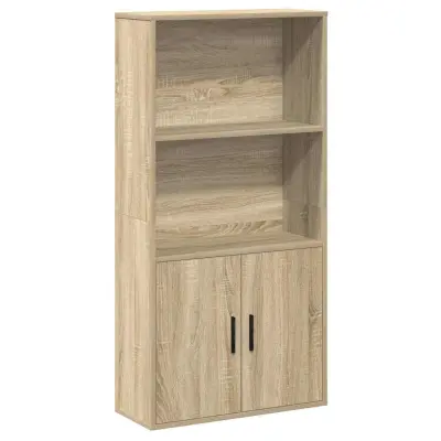 Knjižna omara - Knjižni regal sonoma hrast 60x24x120 cm inženirski les