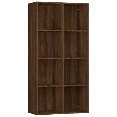 Knjižna omara - Knjižni regal rjav hrast 66x30x130 cm inženirski les