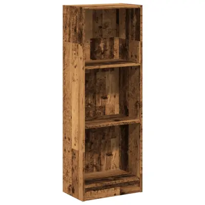 Knjižna omara - Knjižni regal starinski les 40x24x109 cm inženirski les