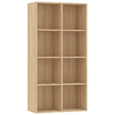Knjižna omara - Knjižni regal sonoma hrast 66x30x130 cm iverna plošča