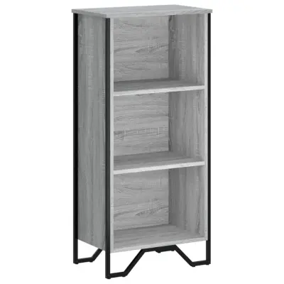 Knjižna omara - Knjižni regal siva sonoma 50x31x106 cm inženirski les
