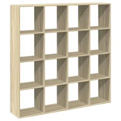 Knjižna omara - Knjižni regal sonoma hrast 137,5x29x137,5 cm inženirski les