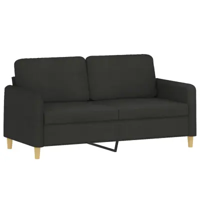 Dvosed kavč - Sofa - Kanape črn 140 cm blago