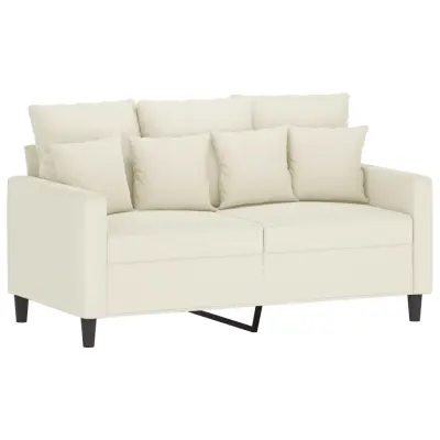 kavč - Sofa - Kanape dvosed krem 120 cm žamet