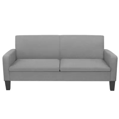 kavč - Sofa - Kanape trosed 180x65x76 cm svetlo siv