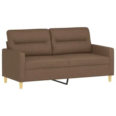 Dvosed kavč - Sofa - Kanape rjav 140 cm blago
