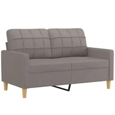 Dvosed kavč - Sofa - Kanape taupe 120 cm blago
