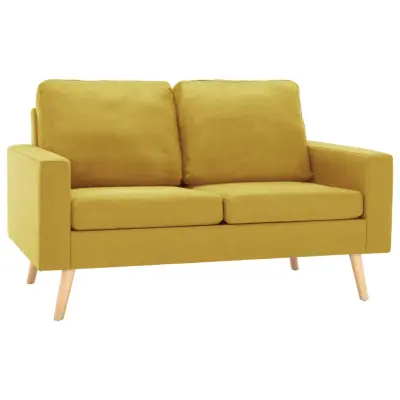 kavč - Sofa - Kanape dvosed rumeno blago