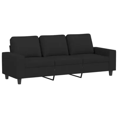 kavč - Sofa - Kanape črn 180 cm blago