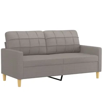 Dvosed kavč - Sofa - Kanape taupe 140 cm blago