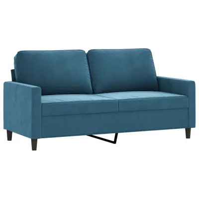 kavč - Sofa - Kanape dvosed moder 140 cm žamet