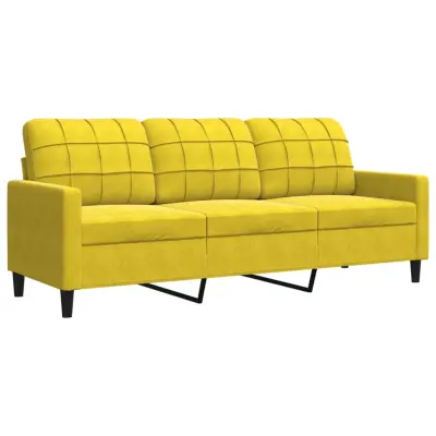 kavč - Sofa - Kanape rumen 180 cm žamet