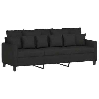 kavč - Sofa - Kanape črn 180 cm blago
