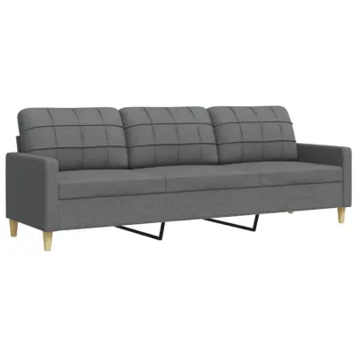 kavč - Sofa - Kanape temno siv 180 cm blago