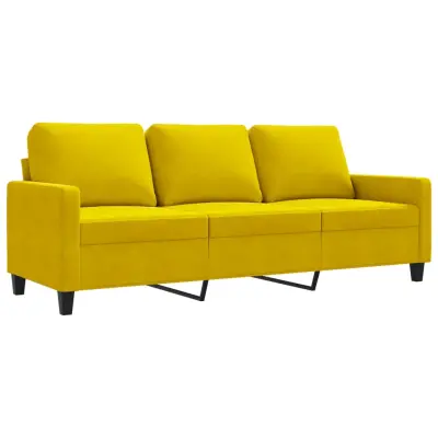 kavč - Sofa - Kanape rumen 180 cm žamet