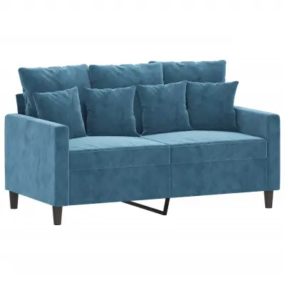 kavč - Sofa - Kanape dvosed moder 120 cm žamet