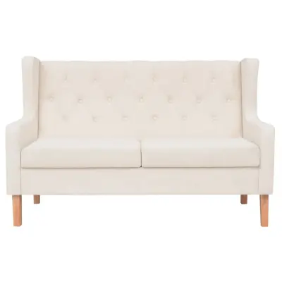 kavč - Sofa - Kanape dvosed blago kremno bele barve