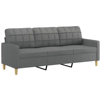 kavč - Sofa - Kanape svetlo siv 180 cm blago