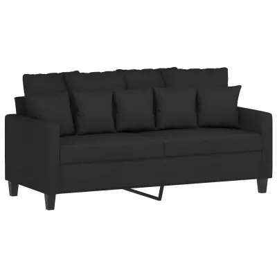 Dvosed kavč - Sofa - Kanape črn 140 cm blago