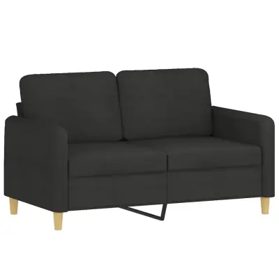 Dvosed kavč - Sofa - Kanape črn 120 cm blago