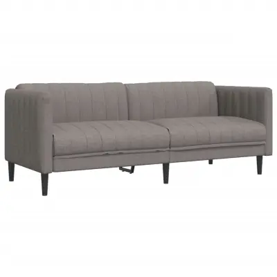 kavč - Sofa - Kanape trosed temno taupe tkanina
