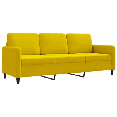 kavč - Sofa - Kanape rumen 180 cm žamet