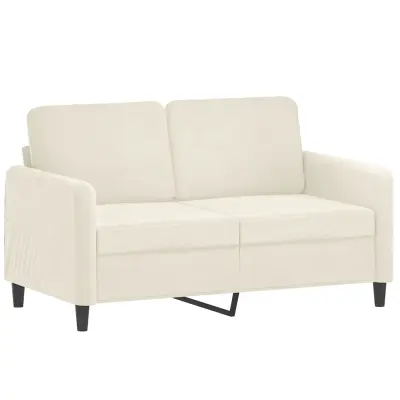 kavč - Sofa - Kanape dvosed krem 120 cm žamet