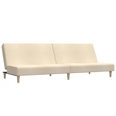kavč - Sofa - Kanape dvosed z ležiščem krem blago
