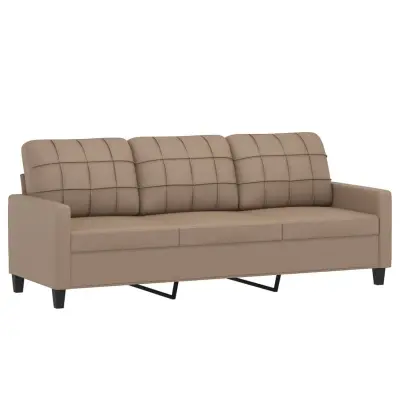 kavč - Sofa - Kanape kapučino barve 180 cm umetno usnje