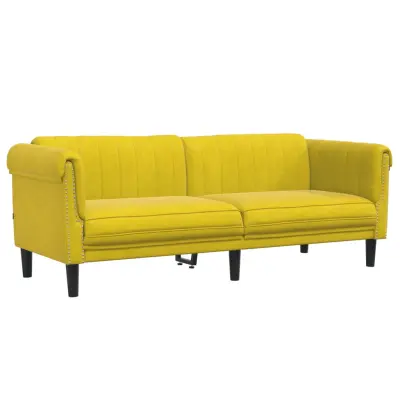 kavč - Sofa - Kanape trosed rumen žamet