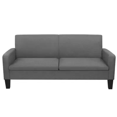 kavč - Sofa - Kanape trosed 180x65x76 cm temno siv
