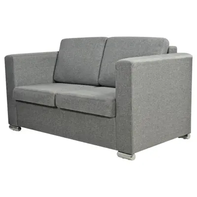 kavč - Sofa - Kanape dvosed blago svetlo siv