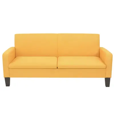 kavč - Sofa - Kanape trosed 180x65x76 cm rumen