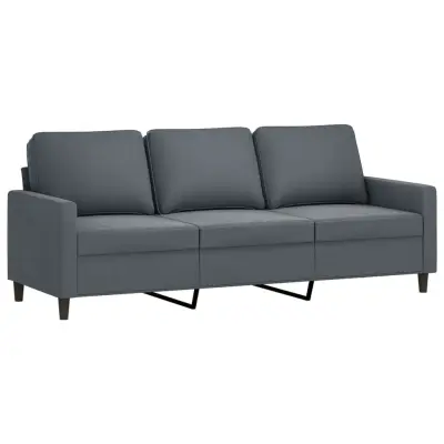 kavč - Sofa - Kanape temno siv 180 cm žamet
