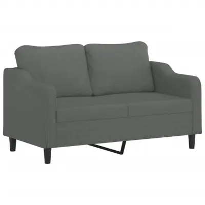 Dvosed kavč - Sofa - Kanape temno siv 140 cm blago