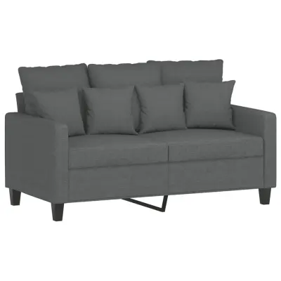 Dvosed kavč - Sofa - Kanape temno siv 120 cm blago