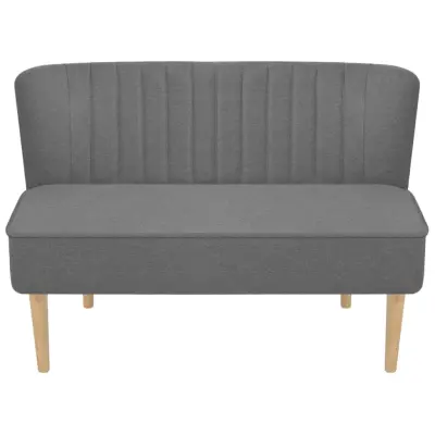 kavč - Sofa - Kanape iz blaga 117x55,5x77 cm svetlo siv