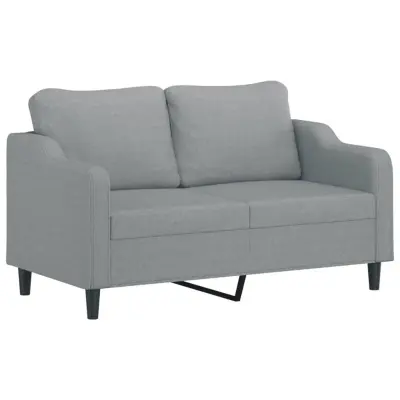 Dvosed kavč - Sofa - Kanape svetlo siv 140 cm blago