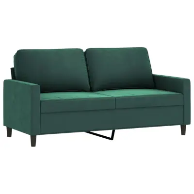 Dvosed kavč - Sofa - Kanape temno zelen 140 cm žamet