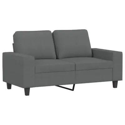 Dvosed kavč - Sofa - Kanape temno siv 120 cm blago
