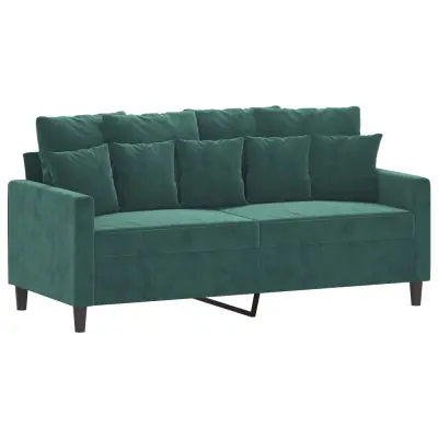 Dvosed kavč - Sofa - Kanape temno zelen 140 cm žamet