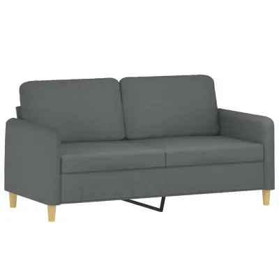 Dvosed kavč - Sofa - Kanape temno siv 140 cm blago