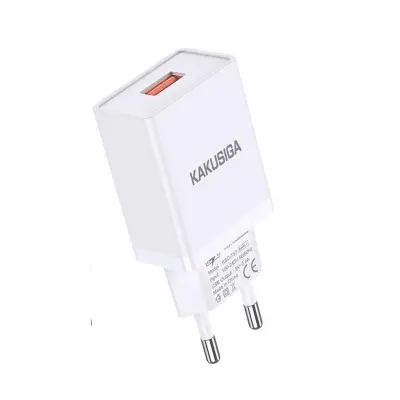 iKaku KSC-757 AOBAO pametni polnilnik z enim USB vhodom 2,4 A, bel