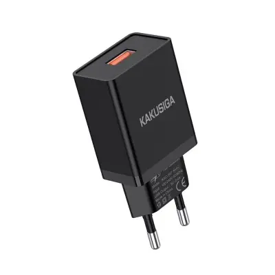 iKaku KSC-757 AOBAO Pametni polnilec z enim USB vhodom 2,4 A črn