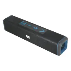 Blaupunkt, 10W Bluetooth 5.0 LED zvočna vrstica z radiem FM in funkcijo kartice SD, Črna