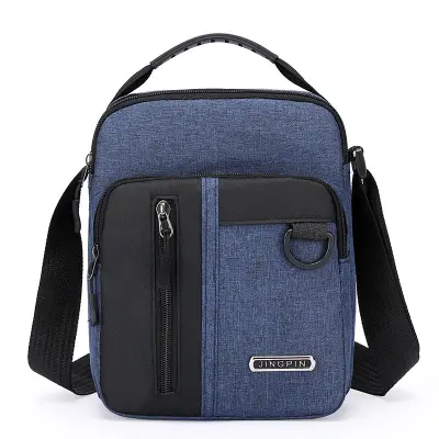 Moška poslovna torba za čez telo Blue