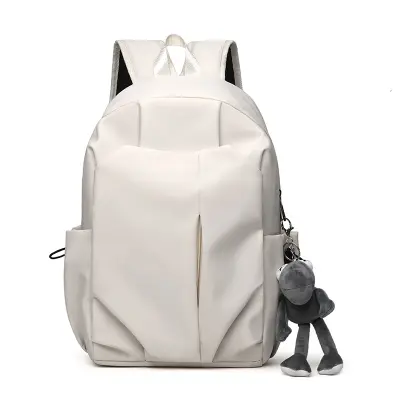 Minimalističen nahrbtnik za šolo ali potovanja White
